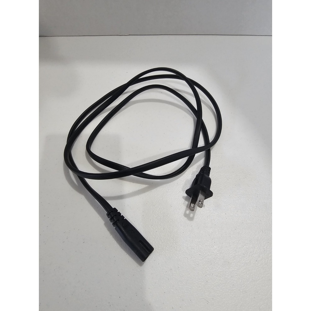 2-Prong Power Cord‎ IEC C7 Figure 8 AC Cable Black Replacement
